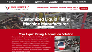 Liquid Filling Machine Manufacturer | Volumetric Technologies - filling machine manufacturer