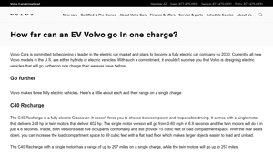 Volvo Electric Range | Volvo Cars Arrowhead - volvo electric company