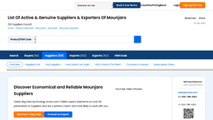 Mounjaro Suppliers - Volza - mounjaro tirzepatide manufacturer