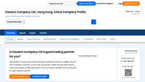 Kieslect Company Ltd.s - Buyers, Suppliers, full Export Import details - kieslect company