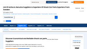 Shock Car Parts Suppliers from Sweden - Volza - sweden shock manufacturer