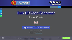 Bulk QR Code Generator for PC - Vovsoft - qr code generator bulk