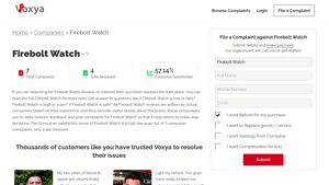 File a Consumer Complaint Against Firebolt Watch - Voxya - firebolt watch company