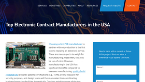 Top Electronic Contract Manufacturers in the USA - VSE - electronics contract manufacturer