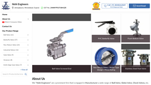 Nishi Engineers, Ahmedabad - Manufacturer of Ball Valve and Butterfly Valve - ball valve manufacturer