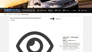 Can you buy a car directly from the manufacturer? - VW Vortex - can you buy a car from the manufacturer