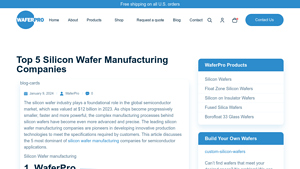 Top 5 Silicon Wafer Manufacturing Companies in 2025 - silicon wafer manufacturer
