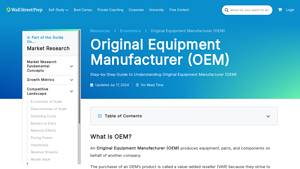 Original Equipment Manufacturer (OEM) | Definition + Examples - original equipment manufacturer software