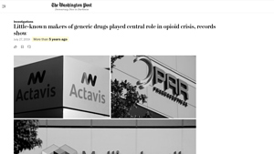 Little-known makers of generic drugs played central role in opioid ... - actavis drug manufacturer