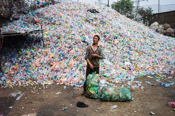 A relevant stock photo of waste disposal china in a typical setting.