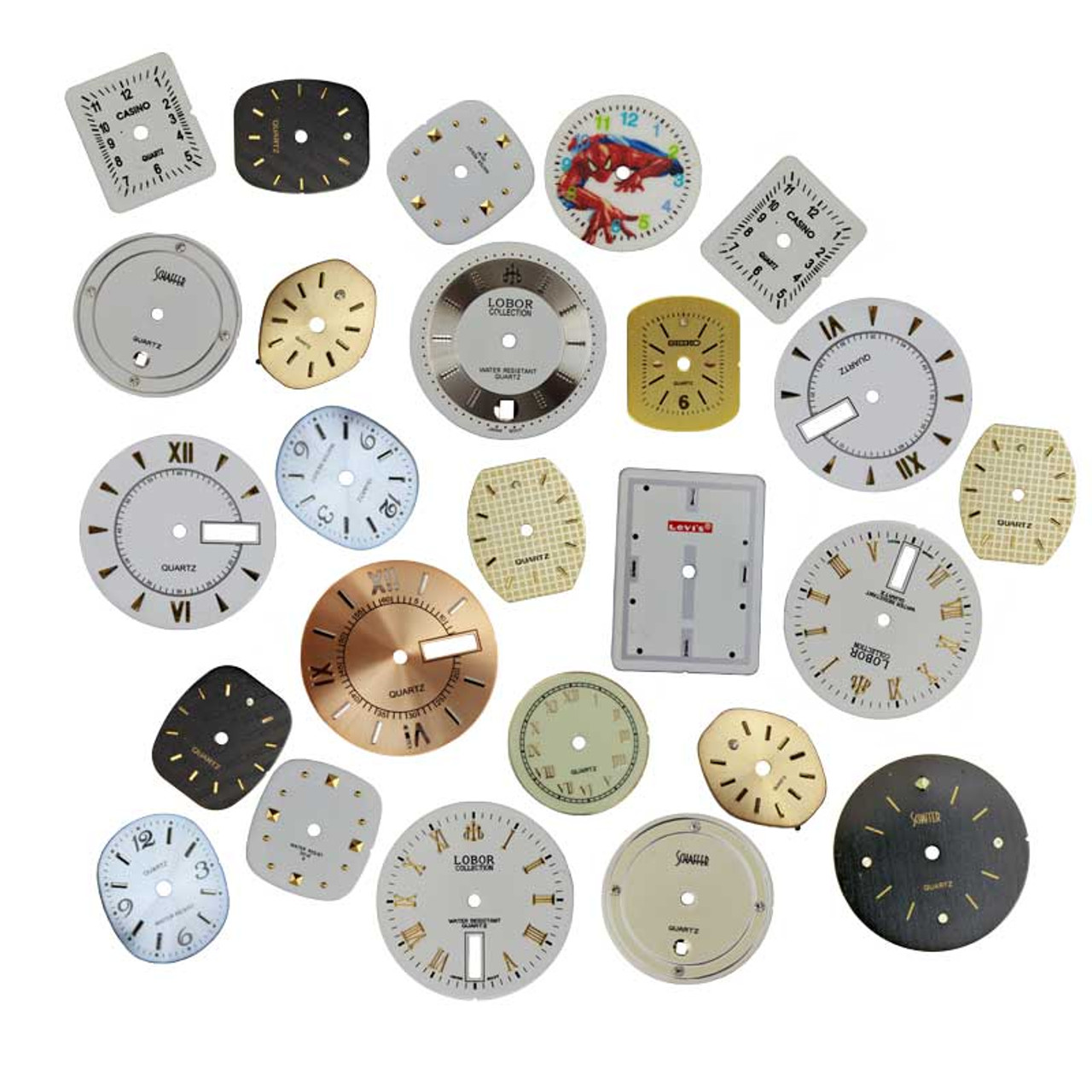 A relevant stock photo of watch parts supplier in a typical setting.