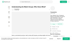 Understanding the Watch Groups: Who Owns What? - watch manufacturer