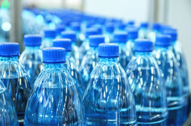 A relevant stock photo of water bottle manufacturer in a typical setting.