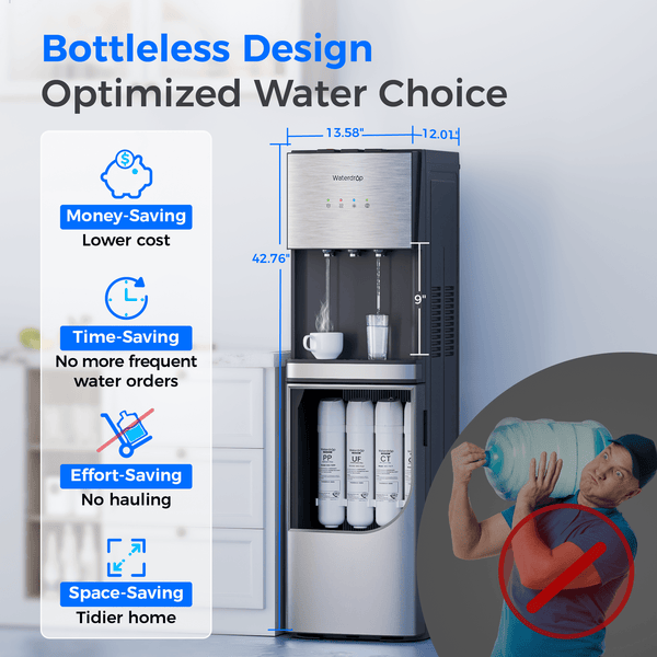 A relevant stock photo of water dispenser supplier in a typical setting.