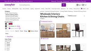 Wholesale Interiors Kitchen & Dining Chairs You'll Love | Wayfair - dining chairs bulk