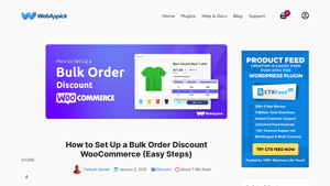 How to Set Up a Bulk Order Discount WooCommerce (Easy Steps) - bulk discounting by manufacturer woocommerce