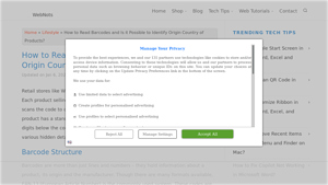How to Read Barcodes and Is it Possible to Identify Origin ... - WebNots - manufacturer code