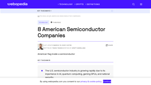 8 American Semiconductor Companies - Webopedia - american chip manufacturer