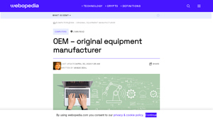 What is OEM (Original Equipment Manufacturer)? | Webopedia - example of original equipment manufacturer