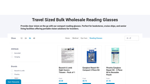 Travel Sized Bulk Wholesale Reading Glasses - Weiner's LTD - reading glasses bulk