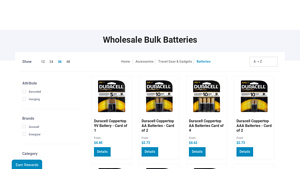 Wholesale Bulk Batteries - Weiner's LTD - battery bulk