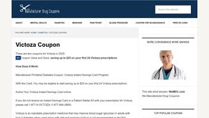 Victoza Coupon 2025 - NEW - Manufacturer Coupons - victoza manufacturer
