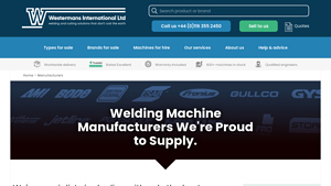 Welding Machine Manufacturers We're Proud to Supply. - arc welding machine factory