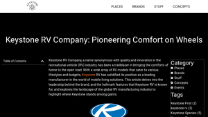 Keystone RV Company: Pioneering Comfort on Wheels - keystone rv manufacturer