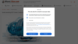 Understanding DOT Codes: Guide to Tire Identification - Wheel-Size.com - manufacturer code