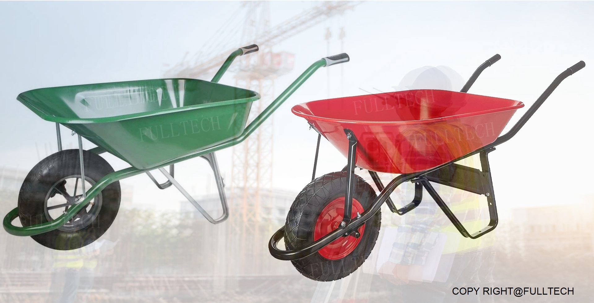 A relevant stock photo of wheelbarrow manufacturer in a typical setting.