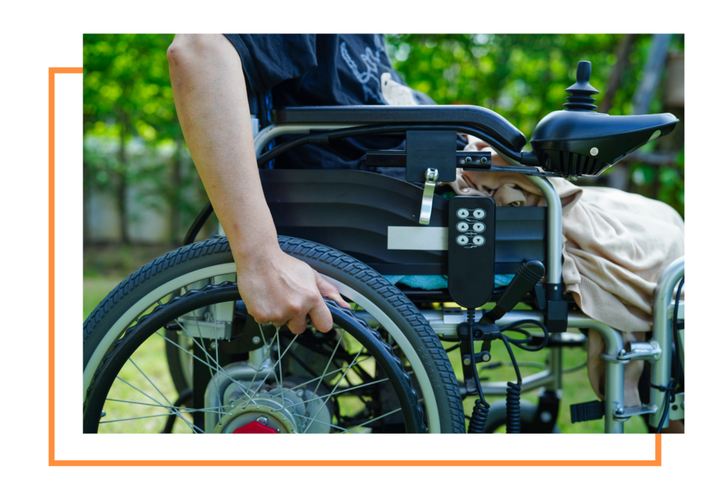 A relevant stock photo of wheelchair supplier in a typical setting.