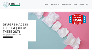 Diapers Made in the USA (Check These Out) - WhereDoTheyMakeIt.com - baby diaper manufacturer