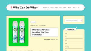 Who Owns Airwick: Unveiling The True Ownership - lysol canadian ownership manufacturer