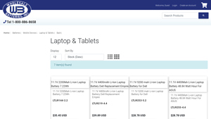 Laptop & Tablets - Wholesale Batteries - laptop battery bulk