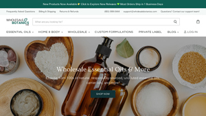 Wholesale Essential Oils | Bulk Essential Oils | Wholesale Botanics - essential oil manufacturer