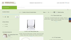 Candles, Votives & Candle Holders - Wholesale Flowers and Supplies - glass candle holder bulk