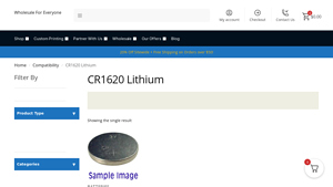 Wholesale CR1620 Batteries - Bulk Pricing & Deals - cr1620 bulk
