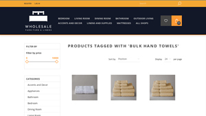 Products tagged with 'bulk hand towels' | Wholesale Furniture & Linens - hand towel bulk