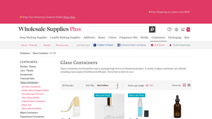 Bulk Glass Containers - Wholesale Supplies Plus - glass jar bulk