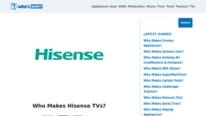 Who Makes Hisense TVs & Where Are They Made? - hisense tv manufacturer