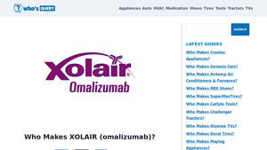 Who Makes XOLAIR (omalizumab): Manufacturer Overview - xolair manufacturer
