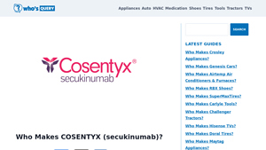 Who Makes COSENTYX (secukinumab): Manufacturer Overview - cosentyx manufacturer