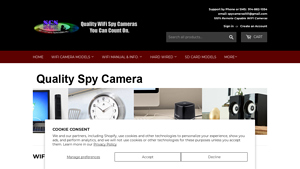 Best WiFi Spy Hidden ip Camera made in USA by SCS Enterprises - best spy camera company