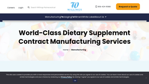 Supplement Contract Manufacturing | Willings Nutraceutical - contract vitamin manufacturer