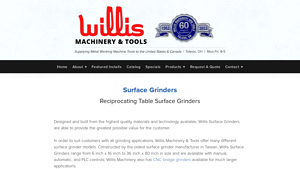 Surface Grinders, Horizontal, Reciprocating Table - Willis Machinery - surface grinding machine factory
