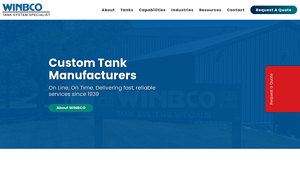 The Industry Leading Custom Tank Manufacturer - WINBCO - tank manufacturer