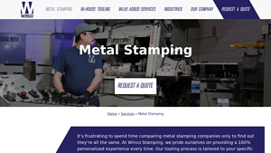 Custom Metal Stamping: Short & Medium Run | Winco Stamping - stamping parts manufacturer