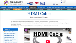 HDMI Cable Manufacturer：Fullglory Technology Co., Ltd. - hdmi to hdmi cable factory