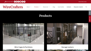 Products - WireCrafters - hum wire caging machine manufacturer