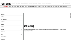 Peek Inside Tesla's Robotic Factory - WIRED - tesla electric car factory